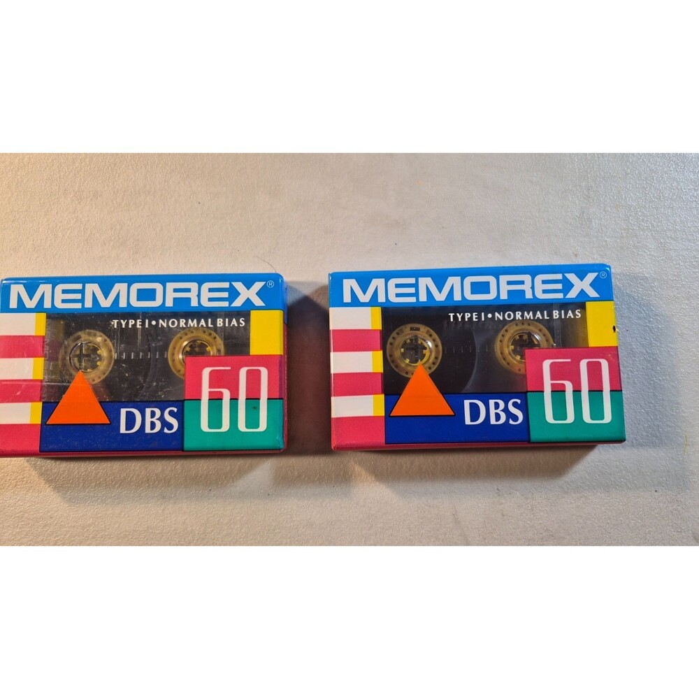 Memorex DBS-60 – Normal Bias 60-Min Audio Cassette Tape – Sealed New – Type I